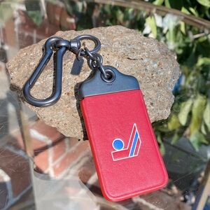 NWOT Coach 1941 leather hangtag Bag Charm